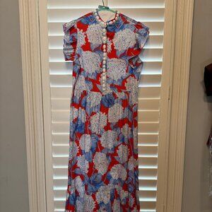Sheridan French 'Taylor' Americana Hydrangea Dress